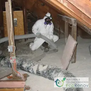 Attic vermiculite decontamination, Baie-d'Urfé