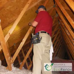 Inspector for attic insulation, Montreal