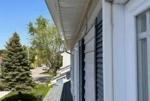 After Soffits Installation for Attic and Roof Ventilation in Montreal