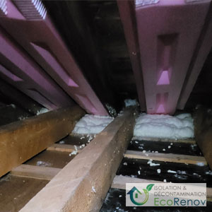 Mansard Roof, Insulation Top Plate of Wall Insulation