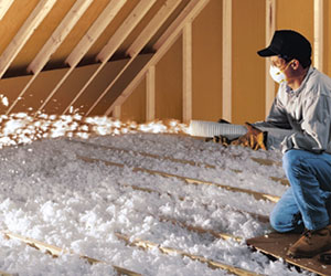 Adding insulation to attic, Laval