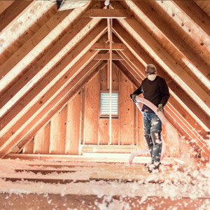 Adding insulation to attic, West Island