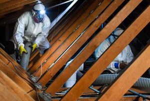 Décontamination de vermiculite dans l'entretoit, Montréal