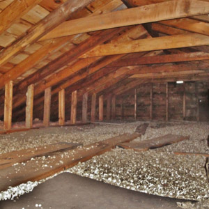 Problème de vermiculite au grenier